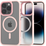 Spacecase Hybrid MagSafe - Σκληρή Ημιδιάφανη Θήκη MagSafe - Apple iPhone 14 Pro - Pink (5905719103033)
