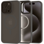 Θήκη Apple iPhone 15 Pro Max - Spacecase Hybrid MagSafe Σκληρή Ημιδιάφανη με MagSafe - Grey (5905719110123)