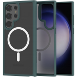 Spacecase Hybrid MagSafe - Σκληρή Ημιδιάφανη Θήκη MagSafe - Samsung Galaxy S23 Ultra - Dark Green (5905719103422)