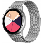 Spacecase Milanese - Universal Μεταλλικό Λουράκι για Smartwatches (20mm) από Ανοξείδωτο Ατσάλι - Silver (5903943240722)