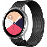 Spacecase Milanese - Universal Μεταλλικό Λουράκι για Smartwatches (22mm) από Ανοξείδωτο Ατσάλι - Black (5903943240746)