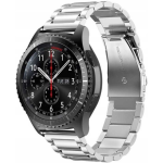 Spacecase Stainless Steel - Universal Μεταλλικό Λουράκι για Smartwatches (22mm) από Ανοξείδωτο Ατσάλι - Silver (5903943240630)