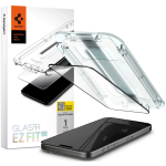 Αντιχαρακτικό Γυαλί Προστασίας Apple iPhone 15 Pro Max - Spigen Tempered Glass GLAS.tR EZ Fit HD FullFace Οθόνης - Black (AGL06879)