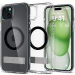 Spigen Ultra Hybrid S MagFit - Διάφανη Θήκη MagSafe - Apple iPhone 15 Plus - Black (ACS06666)