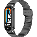 Tech-Protect Μεταλλικό Λουράκι Milaneseband Xiaomi Smart Band 9 / 9 NFC / 8 / 8 NFC - Black (9490713935156)
