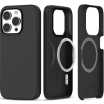 Tech-Protect Silicone MagSafe - Θήκη Σιλικόνης MagSafe Apple iPhone 15 Pro - Matte Black (9319456604245)