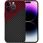 Techsuit Carbonite FiberShell - Σκληρή Θήκη Apple iPhone 14 Pro Max - Red Vortex (5949419209367)