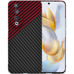 Techsuit Carbonite FiberShell - Σκληρή Θήκη Honor 90 - Red Vortex (5949419212978)