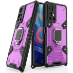 Techsuit Honeycomb Armor - Ανθεκτική Θήκη Xiaomi Poco M4 Pro 5G με Μεταλλικό Ring Holder - Rose Violet (5949419028135)