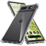 Techsuit Shockproof Clear Silicone - Διάφανη Θήκη Σιλικόνης - Google Pixel 6 - Clear (5949419083172)
