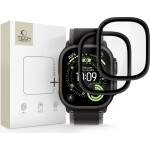 Tempered Glass Apple Watch Ultra 3 / Ultra 2 / Ultra 1 49mm Tech-Protect Glass Ring Αντιχαρακτικό Γυαλί Προστασίας Οθόνης με Μεταλλικό Πλαίσιο 2 Τεμάχια - Black (5906302335640)