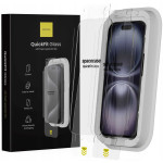 Tempered Glass iPhone 16 / 15 Spacecase QuickFit Glass Αντιχαρακτικό Γυαλί Προστασίας Οθόνης με Απλικατέρ QuickFit 2 Τεμάχια - Clear (5905719112875)