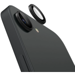 Tempered Glass iPhone 16e Spigen GLAS.tR EZ Fit OPTIK Pro Camera Lens Protector Αντιχαρακτικό Γυαλί Προστασίας για Φακό Κάμερας 2 Τεμάχια - Black (AGL09279)