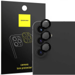 Tempered Glass Samsung Galaxy S25 Plus Spacecase Camera Ring Αντιχαρακτικό Γυαλί Προστασίας για Φακό Κάμερας με Πλαίσιο Αλουμινίου - Black (5905719114763)