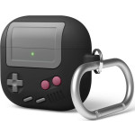 Θήκη AirPods 4th Gen Elago AW5 Hang Case Ρετρό Σιλικόνης - Black (EAP4AW5-HANG-BK)