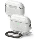 Θήκη AirPods Pro 3rd Gen Ringke Air Σιλικόνης - Glitter Clear (8800293859352)