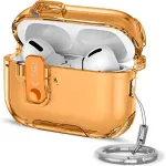 Θήκη AirPods Pro 3rd Gen Tech-Protect Bounce Pro Σκληρή με Ενσωματωμένη Βάση για Smartphones - Cosmic Orange (5906302392735)