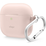 Θήκη Apple AirPods 4th Gen - Elago Silicone Hang Case Σιλικόνης - Sand Pink (EAP4SC-HANG-SPK)