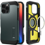 Θήκη Apple iPhone 16 Pro - Spigen Tough Armor AI MagFit Ανθεκτική με MagSafe - Abyss Green (ACS08148)