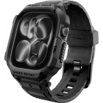 Θήκη Apple Watch 12 46mm Spigen Rugged Armor Pro Unibody Σιλικόνης - Matte Black (ACS11894)