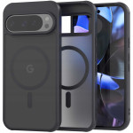 Θήκη Google Pixel 9 / 9 Pro - Spacecase Hybrid MagSafe Σκληρή Ημιδιάφανη με MagSafe - Black (5905719111298)