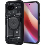 Θήκη Google Pixel 9a Spigen Ultra Hybrid MagFit Σκληρή με MagSafe - Zero One Black (ACS09044)