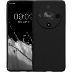 Θήκη Honor Magic6 Lite / X9b - KWmobile TPU Case with Camera Lens Protector Σιλικόνης με Πλαίσιο Κάμερας - Black Matte (KWM000020LG001C)