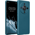 Θήκη Honor Magic6 Lite / X9b - KWmobile TPU Case with Camera Lens Protector Σιλικόνης με Πλαίσιο Κάμερας - Metallic Caribbean Blue (KWM000020LH001C)