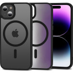 Θήκη iPhone 14 Bodycell MagSafe Backcover Σκληρή Ημιδιάφανη με MagSafe - Matte Black (5206015083686)