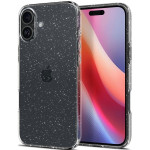 Θήκη iPhone 16 Plus Spigen Liquid Crystal Glitter Σιλικόνης - Crystal Quartz (ACS08065)