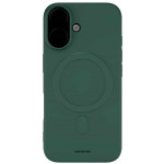 Θήκη iPhone 16 Spacecase Silicone Magnetic Case Σιλικόνης με MagSafe - Dark Green (5905719111656)