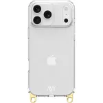 Θήκη iPhone 17 Pro Avy Case with Cord Hooks Διάφανη Σκληρή με Υποδοχές για Λουράκι - Transparent (8719246497124)