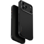 Θήκη iPhone 17 Pro Max Uniq Keva Ανθεκτική Aramid Fiber με MagSafe - Carbon Black (‎UNIQ-IP6.9P(2025)-KEVAMCBLK)