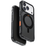 Θήκη iPhone 17 Pro Uniq Swivix Ανθεκτική Ημιδιάφανη με MagSafe & Περιστρεφόμενο KickStand - Carbon Black (UNIQ-IP6.3P(2025)-SWVCBLK)