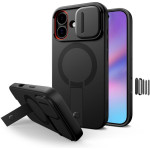 Θήκη iPhone 17 Tech-Protect Kevlar Aura με MagSafe & Κάλυμμα για την Κάμερα - Black (5906302331659)