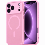 Θήκη iPhone 18 Pro / 17 Pro Techsuit HaloFrost II MagSafe Σκληρή Ημιδιάφανη με MagSafe - Pink (5949419380356)