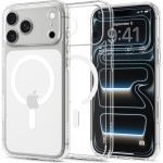Θήκη iPhone 18 Pro Max / 17 Pro Max Spigen Ultra Hybrid MagFit Ανθεκτική Σκληρή με MagSafe - Clear / White (ACS12118)