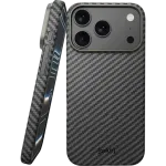 Θήκη iPhone 18 Pro Nekit Fiber Σκληρή με MagSafe Aramid Fiber 1mm 1500D Kevlar - Black (8719246610219)