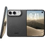 Θήκη iPhone Duo Nekit Fiber Σκληρή με MagSafe Aramid Fiber 1mm 1500D Kevlar - Black (8719246610257)