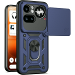 Θήκη Nothing Phone 4a Pro Techsuit CamShield Ανθεκτική με Κάλυμμα Κάμερας & Ring Holder - Blue (5949419365131)