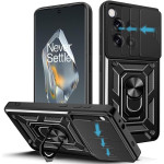 Θήκη OnePlus 12R Bodycell Armor Slide Ανθεκτική με Κάλυμμα για την Κάμερα & Μεταλλικό Ring Holder - Black (5206015080135)