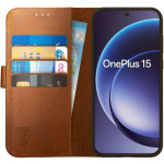 Θήκη OnePlus 15 Rosso Deluxe Δερμάτινο Πορτοφόλι - Brown (8719246498305) 