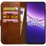 Θήκη Oppo A5 Pro Rosso Element PU Πορτοφόλι - Brown (8719246481901) 