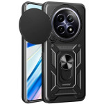 Θήκη Realme 12 5G / 12x 5G - Bodycell Armor Slide Ανθεκτική με Κάλυμμα για την Κάμερα & Μεταλλικό Ring Holder - Black (5206015078637)
