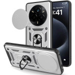 Θήκη Realme 14 Pro Bodycell Armor Slide Ανθεκτική με Κάλυμμα για την Κάμερα & Μεταλλικό Ring Holder - Silver (5206015080272)