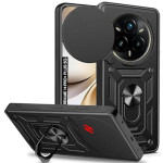Θήκη Realme 14 Pro Plus Bodycell Armor Slide Ανθεκτική με Κάλυμμα για την Κάμερα & Μεταλλικό Ring Holder - Black (5206015080791)