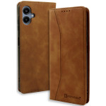 Θήκη Samsung Galaxy A06 - Bodycell Book Case Πορτοφόλι - Brown (5206015079405)