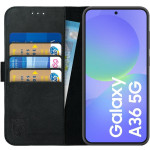 Θήκη Samsung Galaxy A36 Rosso Deluxe Δερμάτινο Πορτοφόλι - Black (8719246468650) 