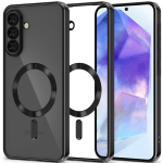 Θήκη Samsung Galaxy A56 Tech-Protect MagFlex Διάφανη Σιλικόνης με MagSafe - Shiny Black (5906302362233)