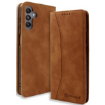 Θήκη Samsung Galaxy M35 - Bodycell Book Case Πορτοφόλι - Brown (5206015079498)